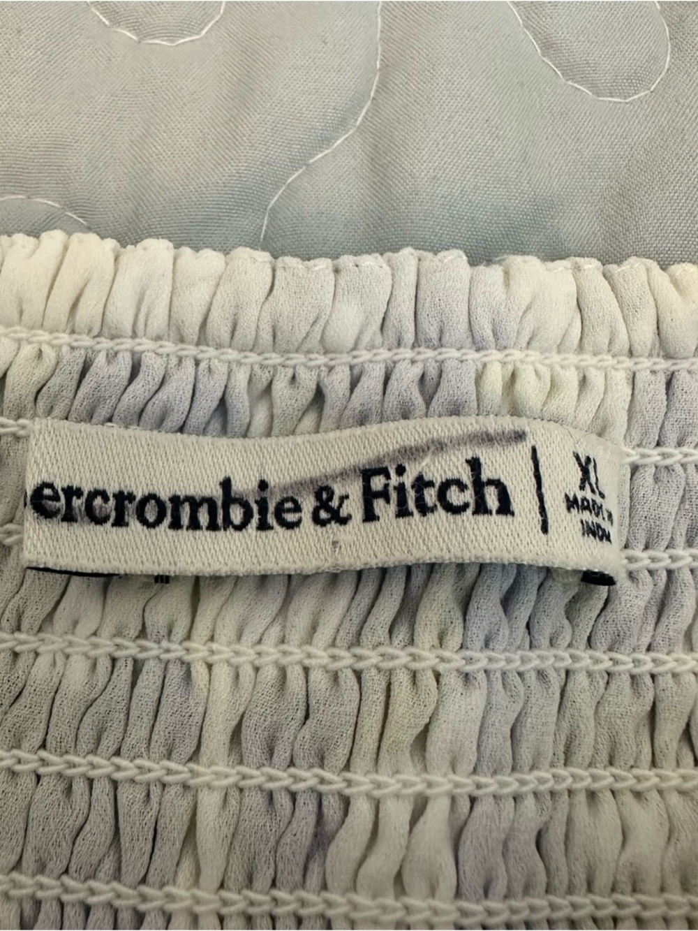 Abercrombie & Fitch Blue & Green Brushstroke Print Women’s Romper Size XL - Picture 5 of 5